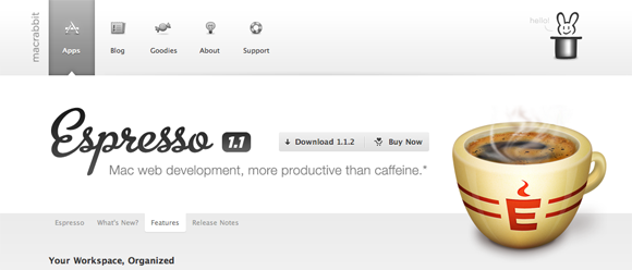 Espresso, html editor for designers