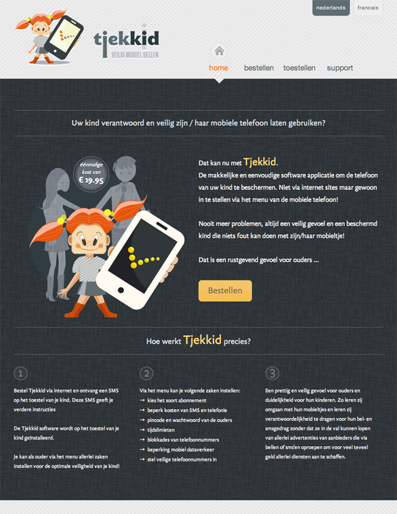finished website